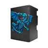 Here's another quality black deck box from LDB Duel featuring our exclusive Blue Dragon art. Fits all types of trading card games, including Pokémon, Yu-Gi-Oh! and Magic The Gathering. The perfect card holder for the TCG player safely holds up to 100 double-sleeved cards. EVEN in extra thick sleeves. Comes with a pull-out dice tray. Seto-Kaiba-yugioh-mtg-pokemon-tcg-accessories-card-storage-LDB-Duel