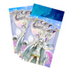 Keep your cards safe and stylish with our borderless card sleeves. Designed edge-to-edge to showcase your artwork, they offer a sleek, modern aesthetic. From LDB Duel, printed with the exclusive Blue-Eyes Ultimate Spirit Dragon design for a fresh, premium feel.Sage-yugioh-card-protection-standard-japanese-dragon-shield-LDB-Duel-borderless