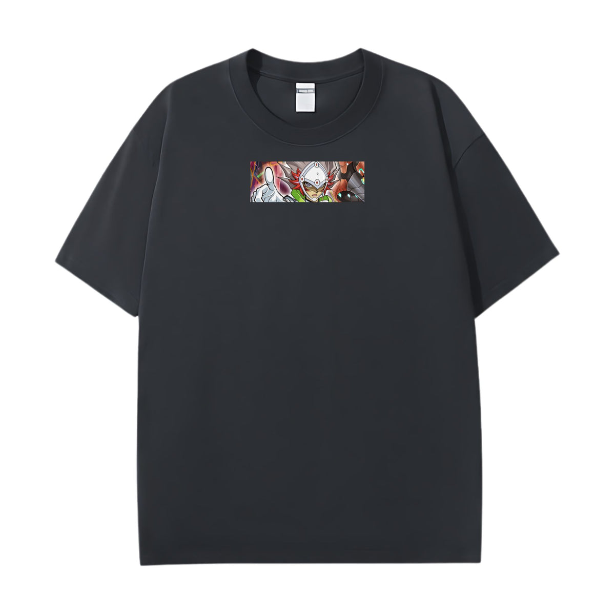 Step up your style with the premium Borreload Dragon T-shirt design from LDB Duel. Made from soft, breathable cotton and printed with vibrant DTF artwork, this black t-shirt is built for comfort and lasting wear. Choose your look with front design options like a small chest logo or bold center print. Perfect for anime lovers, TCG players, and gaming fans everywhere.  Firewall-Dragon-anime-tcg-accessories-tshirt-LDB-Duel