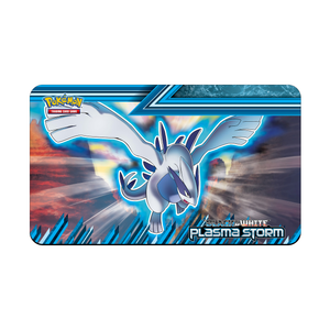 Lugia was a colossal and majestic Pokémon, known for its silver feathers that gleamed like moonlight on the water's surface. It was said that when Lugia spread its wings, a calming breeze would sweep through the Aqua Isles, soothing the hearts of all who dwelled there. - gaming pad - playmat - duel mat - mouse pad - yugioh - pokemon - digimon - mtg