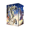 Here's another quality black deck box from LDB Duel featuring our exclusive Buster Blader Archetype art. Fits all types of trading card games, including Pokémon, Yu-Gi-Oh! and Magic The Gathering. The perfect card holder for the TCG player safely holds up to 100 double-sleeved cards. EVEN in extra thick sleeves. Comes with a pull-out dice tray. Buster-Blader-yugioh-tcg-accessories-card-storage-LDB-Duel