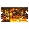 Here is the Full Lid Design of the Cavalier of Flame Mach 3 Black Deck Box. Planeswalker-mtg-custom-art-leather-durable-LDB-Duel