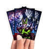 Enhance your cards with our elegant black border card sleeves, featuring a sleek, sophisticated design for a bold, modern aesthetic. From LDB Duel. Perfect for showcasing your collection, these sleeves are printed with our exclusive Cell | Dragon Ball design. Goku-yugioh-mtg-pokemon-card-protection-standard-japanese-dragon-shield-LDB-Duel-black