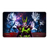 Transform your dueling experience with LDB Duel featuring our exclusive art Cell | Dragon Ball playmat! Featuring a soft cloth top for smooth card movement and a durable rubber back for a secure grip, this 24x14 inch mat is machine washable and safe for cards and sleeves. Cell-Max-dragonball-yugioh-mtg-pokemon-custom-artwork-premium-durable-rubber-ldb-duel