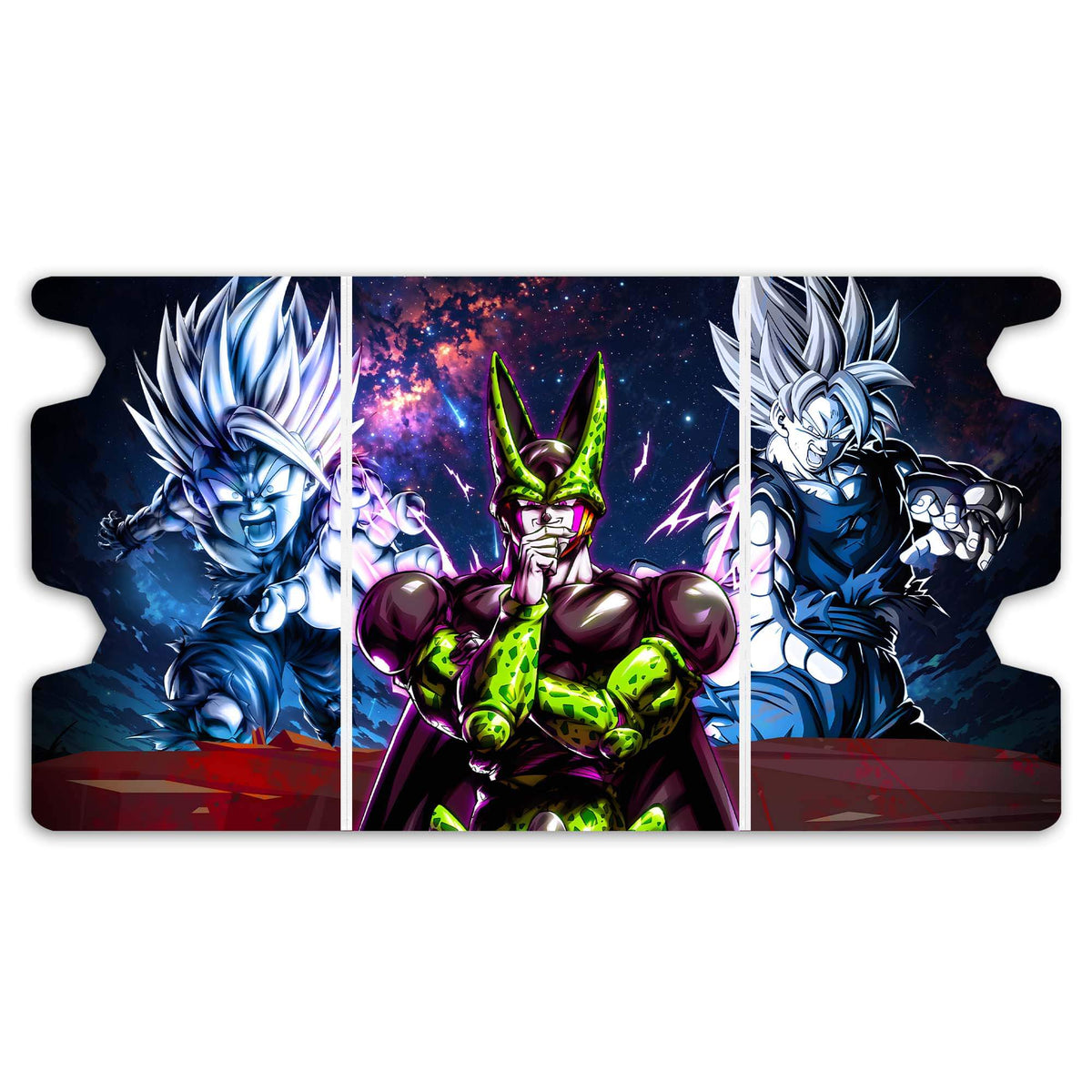 Here is the Full Lid Design of the Cell | Dragon Ball Mach 3 White Deck Box. Dr.Gero-dragonball-yugioh-custom-deck-portable-collector-LDB-Duel