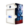 Here is the Right View of the Cell | Dragon Ball Mach 3 White Deck Box. Vegeta-dragonball-yugioh-deck-tray-dice-tray-LDB-Duel