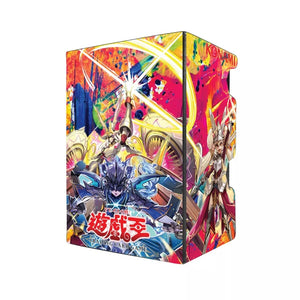 Here's another quality black deck box from LDB Duel featuring our exclusive Centurion Archetype art. Fits all types of trading card games, including Pokémon, Yu-Gi-Oh! and Magic The Gathering. The perfect card holder for the TCG player safely holds up to 100 double-sleeved cards. EVEN in extra thick sleeves. Comes with a pull-out dice tray. Regaltia-yugioh-mtg-pokemon-tcg-accessories-card-storage-LDB-Duel