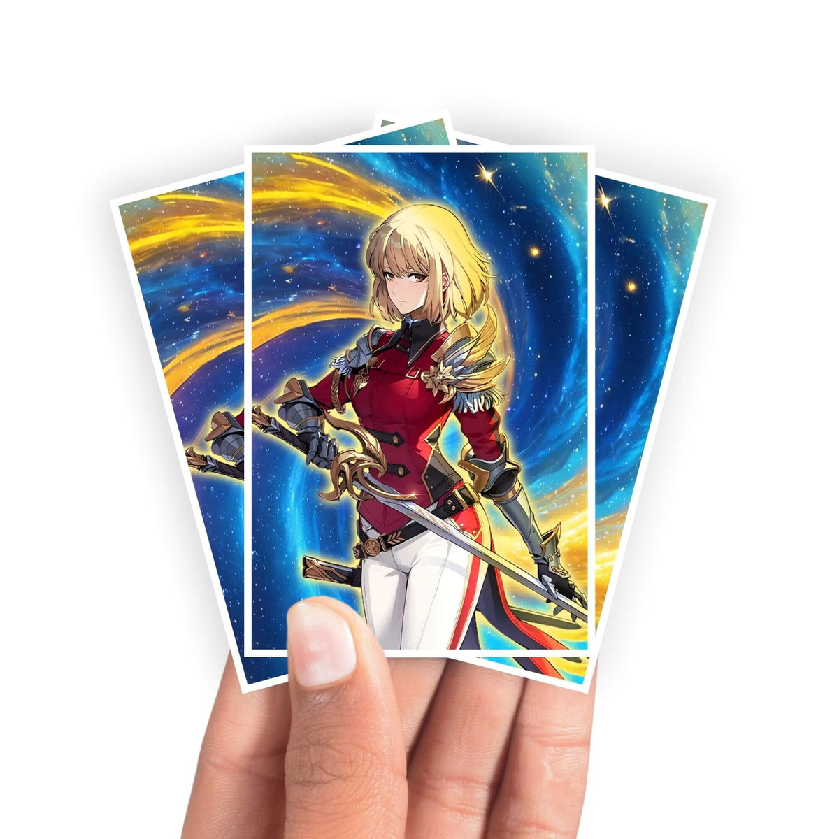 Protect and enhance your cards with our clean and crisp white border card sleeves. Featuring a minimalist design that complements any artwork, these sleeves offer a bright, timeless look. From LDB Duel. Printed with our exclusive Cha Hae-In design for a fresh and premium finish. Vice-Guild-Master-yugioh-mtg-pokemon-card-protection-standard-japanese-dragon-shield-LDB-Duel-white