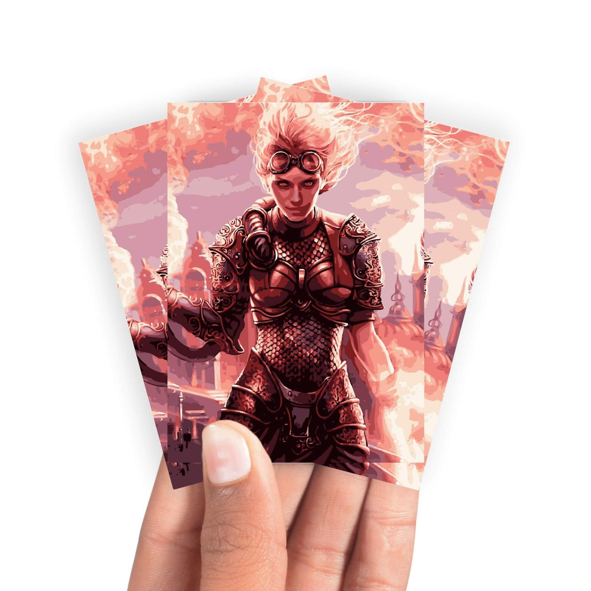 Keep your cards safe and stylish with our borderless card sleeves. Designed edge-to-edge to showcase your artwork, they offer a sleek, modern aesthetic. From LDB Duel, printed with the exclusive Chandra, Torch of Defiance design for a fresh, premium feel.Mythic-Rare-mtg-card-protection-standard-japanese-dragon-shield-LDB-Duel-borderless