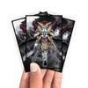 Enhance your cards with our elegant black border card sleeves, featuring a sleek, sophisticated design for a bold, modern aesthetic. From LDB Duel. Perfect for showcasing your collection, these sleeves are printed with our exclusive Chaos Archetype design. Chaos-yugioh-mtg-pokemon-card-protection-standard-japanese-dragon-shield-LDB-Duel-black