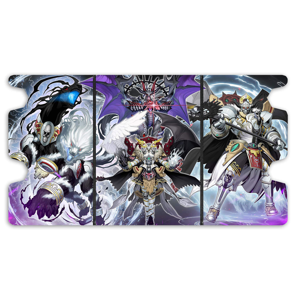 Here is the Full Lid Design of the Chaos Archetype Mach 3 Black Deck Box. Chaos-Angel-yugioh-custom-art-leather-durable-LDB-Duel