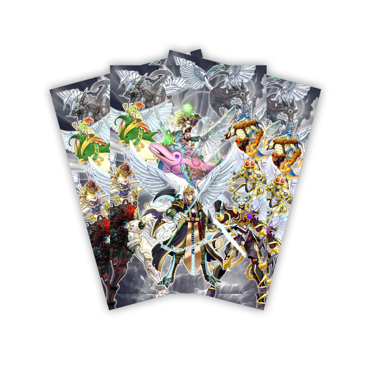 Keep your cards safe and stylish with our borderless card sleeves. Designed edge-to-edge to showcase your artwork, they offer a sleek, modern aesthetic. From LDB Duel, printed with the exclusive Chosen of Zefra design for a fresh, premium feel.Zefra-yugioh-mtg-pokemon-card-protection-standard-japanese-dragon-shield-LDB-Duel-borderless