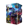 Here's another quality white deck box from LDB Duel featuring our exclusive Clash of the Steel Blades art. Fits all types of trading card games, including Pokémon, Yu-Gi-Oh! and Magic The Gathering. The perfect card holder for the TCG player safely holds up to 100 double-sleeved cards. EVEN in extra thick sleeves. Comes with a pull-out dice tray. Ninja-Turtles-magic-ygo-digimon-card-protector-gaming-accesories-LDB-Duel