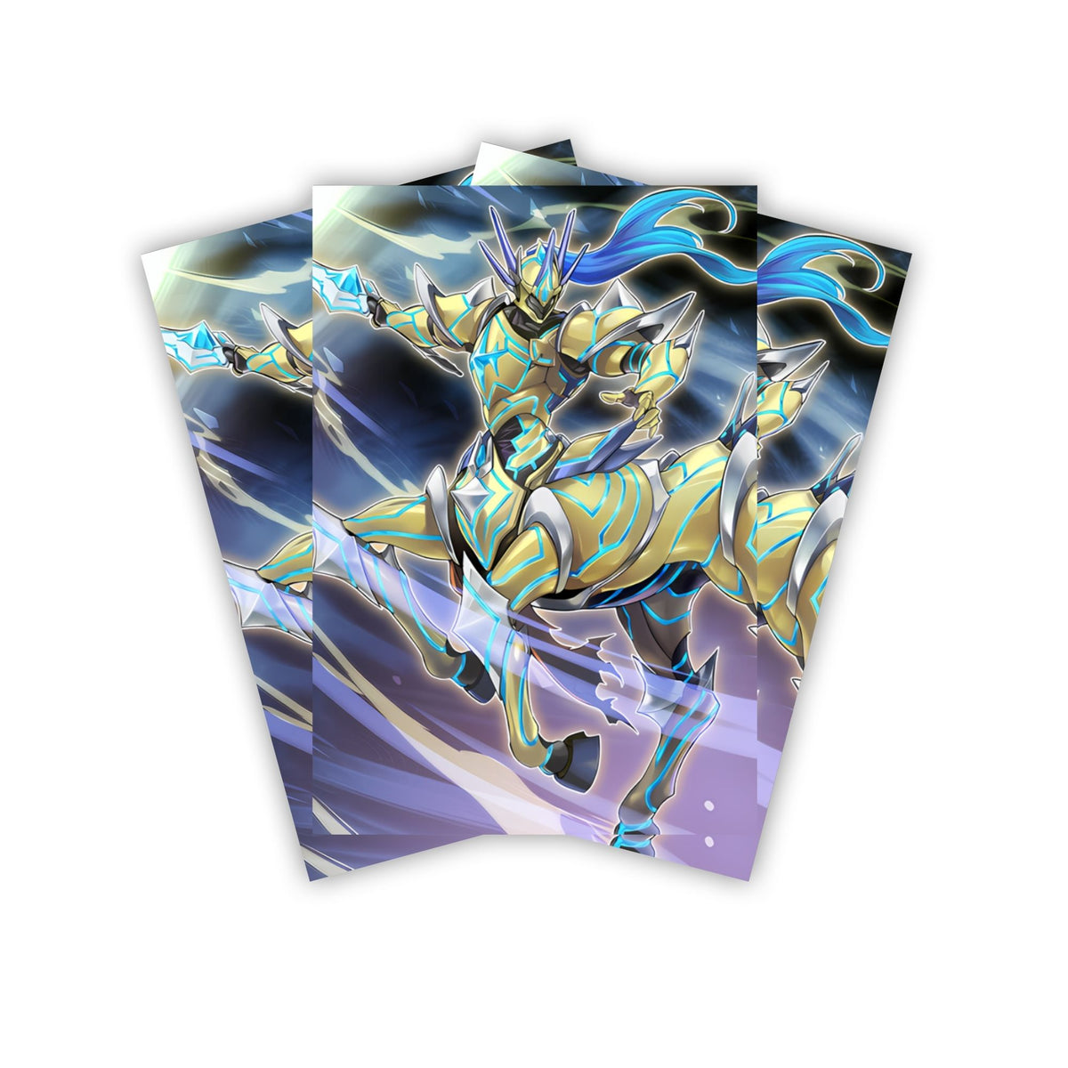 Keep your cards safe and stylish with our borderless card sleeves. Designed edge-to-edge to showcase your artwork, they offer a sleek, modern aesthetic. From LDB Duel, printed with the exclusive Crusadia Equimax design for a fresh, premium feel.Crusadia-yugioh-mtg-pokemon-card-protection-standard-japanese-dragon-shield-LDB-Duel-borderless