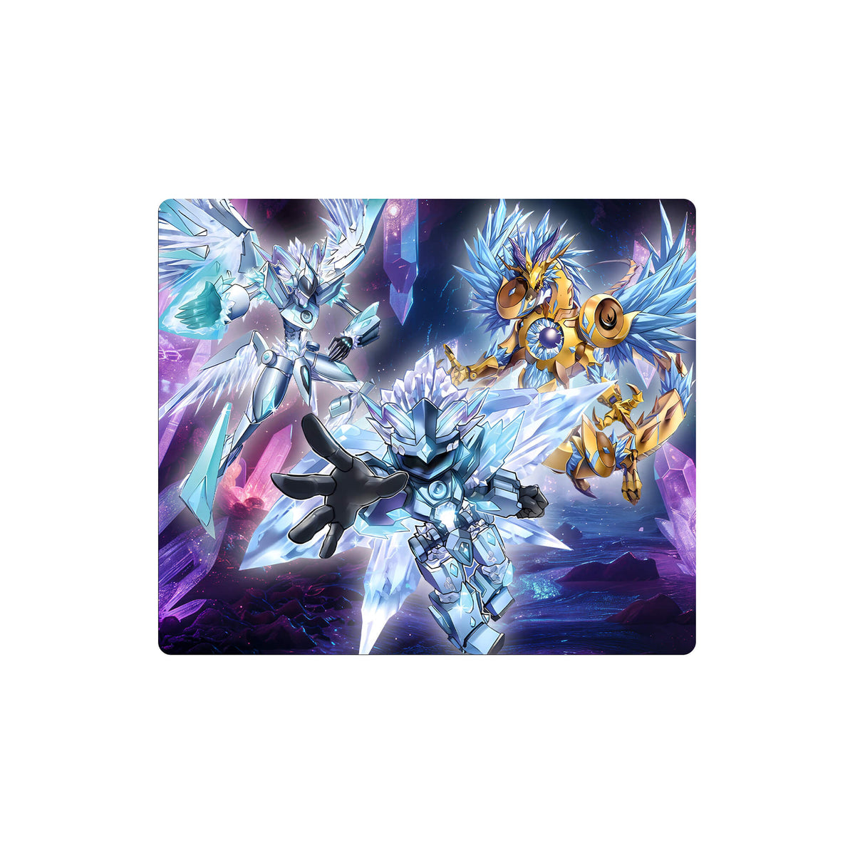 Enhance your gaming setup with our exclusive artwork Crystron mouse pad! Featuring a soft cloth surface for precise mouse tracking and a durable rubber base for a stable grip, this 10x8.5 inch mouse pad is the perfect blend of style and performance. Plus, it's machine washable for easy maintenance! Halqifibrax-yugioh-mtg-pokemon-custom-artwork-premium-durable-rubber-ldb-duel