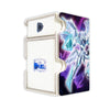 Here is the Right View of the Crystron Mach 3 White Deck Box. Sulfefnir-yugioh-deck-tray-dice-tray-LDB-Duel