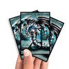 Enhance your cards with our elegant black border card sleeves, featuring a sleek, sophisticated design for a bold, modern aesthetic. From LDB Duel. Perfect for showcasing your collection, these sleeves are printed with our exclusive Cyber Kaiju design. cyber-dragon-yugioh-mtg-pokemon-card-protection-standard-japanese-dragon-shield-LDB-Duel-black