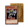 Level up your game with our custom-printed metal orica cards, featuring exclusive D.D. Warrior Lady artwork in gold metal. Durable, scratch-resistant, and embossed with the iconic Yu-Gi-Oh! card back, these slim orica cards fit perfectly in card sleeves. Brain-Reboot-yugioh-mtg-pokemon-metal-card-embossed-design-custom-artwork-duel-accessories-ldb-duel