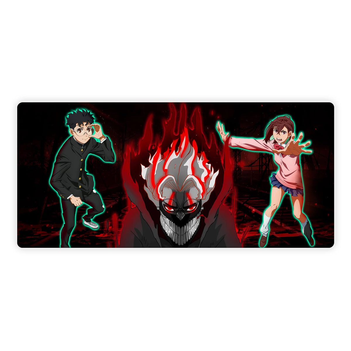 Elevate your gaming experience with LDB Duel featuring our exclusive Dandadan mouse pad! Crafted with a smooth cloth surface for unparalleled mouse accuracy and a non-slip rubber base for rock-solid stability, this 35x16-inch masterpiece combines stunning design with top-tier functionality. And with its machine-washable build, keeping it clean is a breeze!Aira-Shiratori-yugioh-mtg-pokemon-custom-artwork-premium-durable-rubber-ldb-duel 