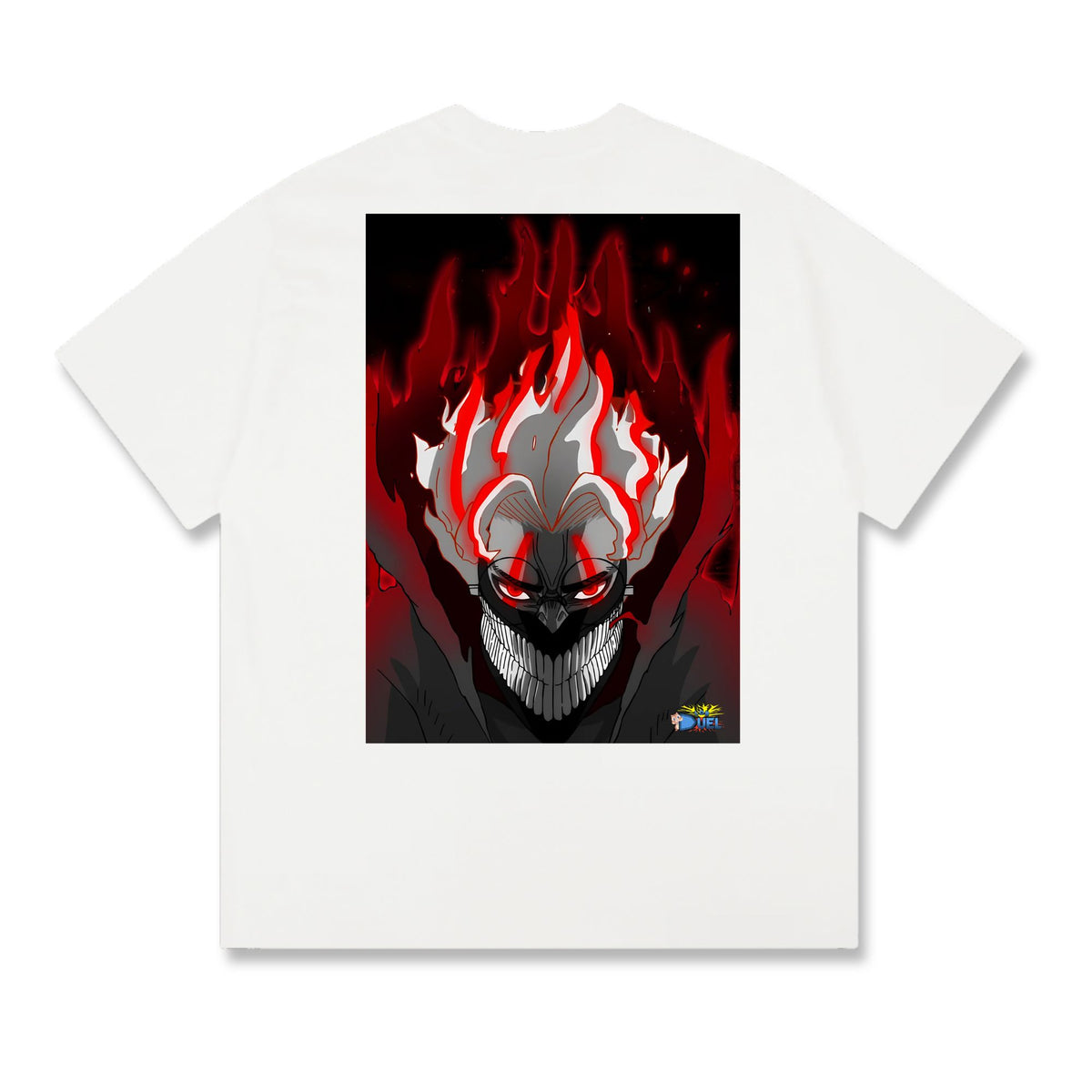 Level up your look with the premium Dandadan T-shirt design from LDB Duel. Crafted from soft, breathable cotton and finished with vibrant DTF printing, this white t-shirt is designed for comfort that lasts. Featuring a bold back design, it’s perfect for anime fans, TCG players, and gamers who want to stand out, whether at events, tournaments, or just relaxing with friends. Okarun-ygo-magic-tshirt-gaming-accesories-LDB-Duel