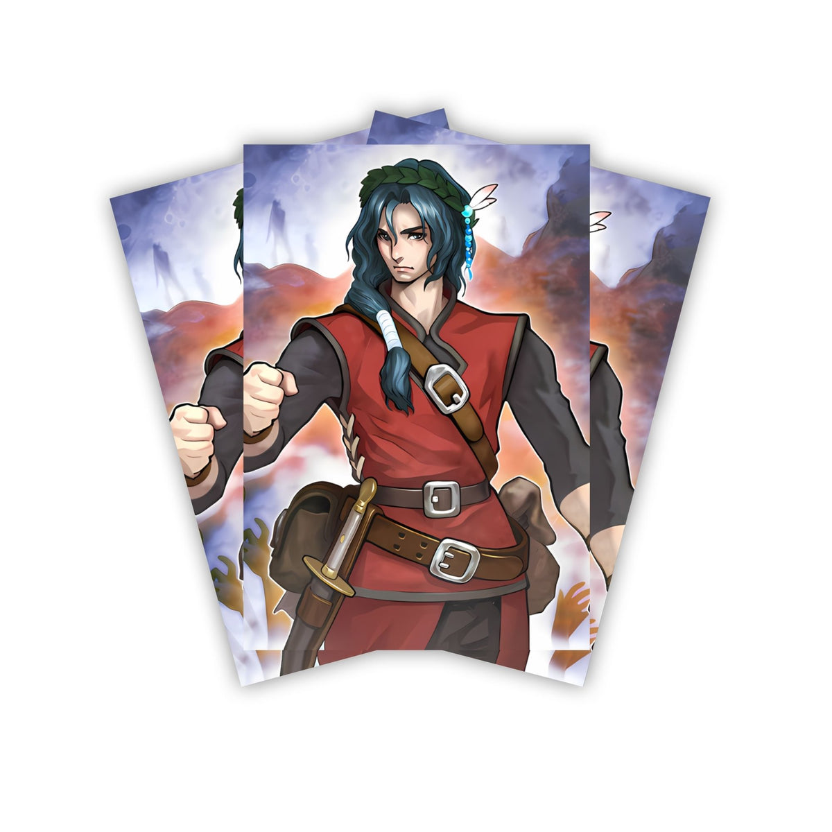 Keep your cards safe and stylish with our borderless card sleeves. Designed edge-to-edge to showcase your artwork, they offer a sleek, modern aesthetic. From LDB Duel, printed with the exclusive Dante, Traveler of the Burning Abyss design for a fresh, premium feel.Dante-yugioh-mtg-pokemon-card-protection-standard-japanese-dragon-shield-LDB-Duel-borderless