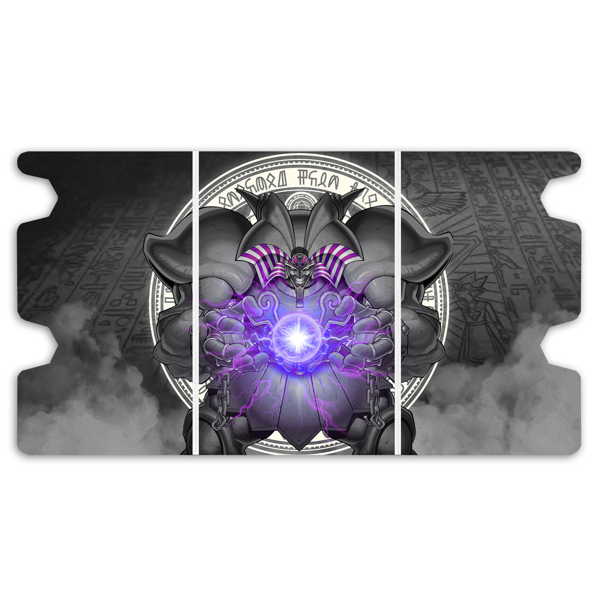 Here is the Full Lid Design of the Dark Exodia Mach 3 White Deck Box. Infinite-forbidden-yugioh-custom-deck-portable-collector-LDB-Duel