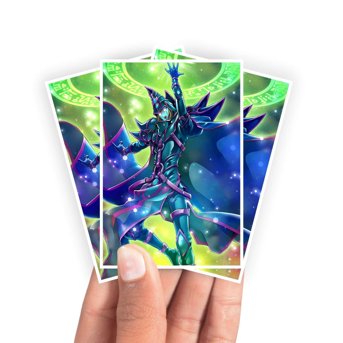 Protect and enhance your cards with our clean and crisp white border card sleeves. Featuring a minimalist design that complements any artwork, these sleeves offer a bright, timeless look. From LDB Duel. Printed with our exclusive Illusion of Chaos design for a fresh and premium finish. Chaos-yugioh-mtg-pokemon-card-protection-standard-japanese-dragon-shield-LDB-Duel-white