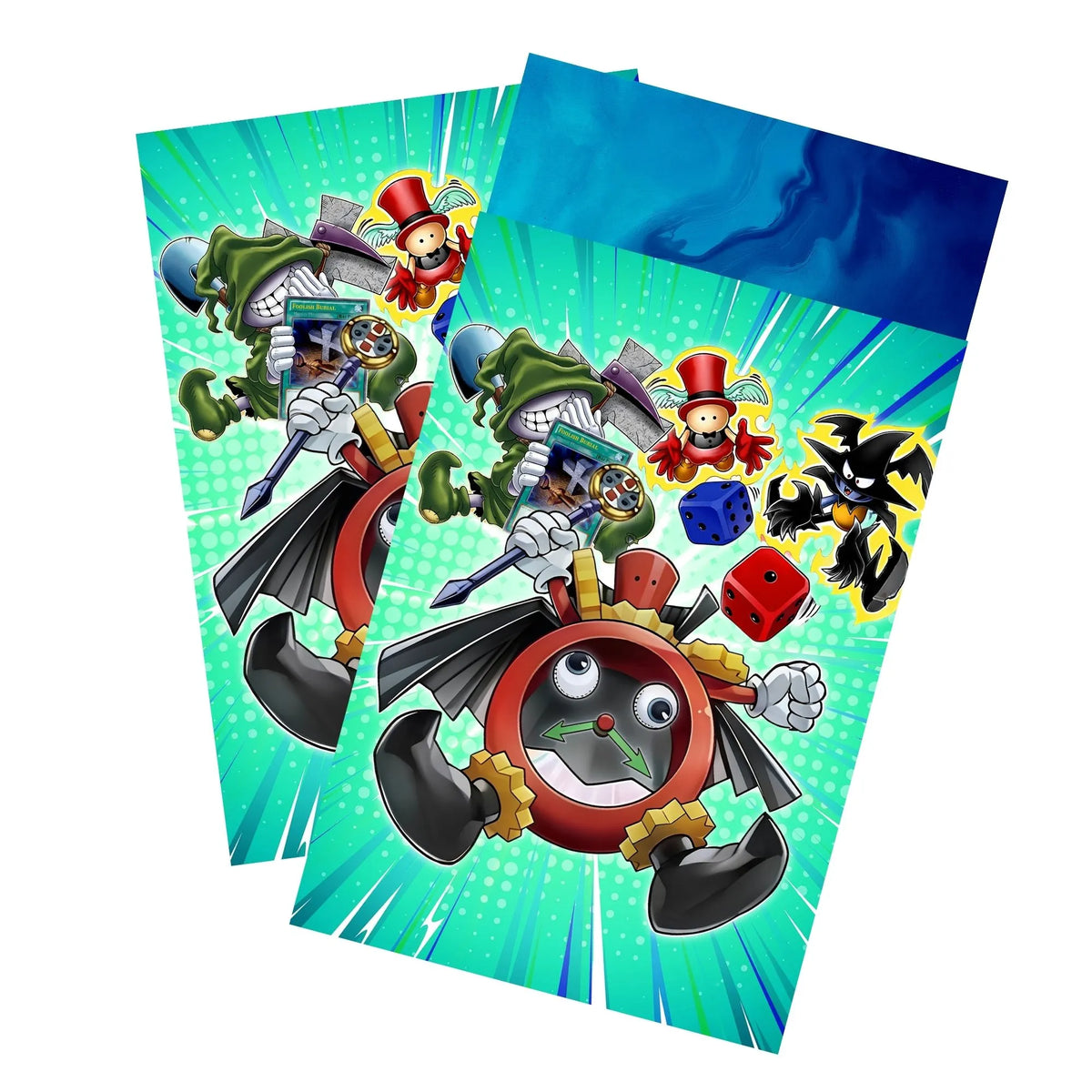 Keep your cards safe and stylish with our borderless card sleeves. Designed edge-to-edge to showcase your artwork, they offer a sleek, modern aesthetic. From LDB Duel, printed with the exclusive Dark Time Wizard design for a fresh, premium feel.Dark-Sage-yugioh-card-protection-standard-japanese-dragon-shield-LDB-Duel-borderless