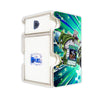 Here is the Right View of the Dark Time Wizard Mach 3 White Deck Box. Graceful-yugioh-deck-tray-dice-tray-LDB-Duel