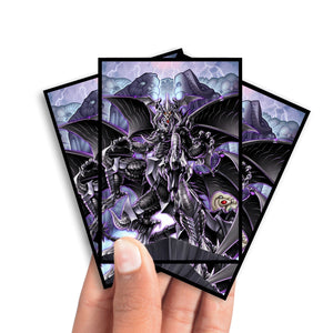 Enhance your cards with our elegant black border card sleeves, featuring a sleek, sophisticated design for a bold, modern aesthetic. From LDB Duel. Perfect for showcasing your collection, these sleeves are printed with our exclusive Dark World Archetype design. Kahkki-yugioh-mtg-pokemon-card-protection-standard-japanese-dragon-shield-LDB-Duel-black