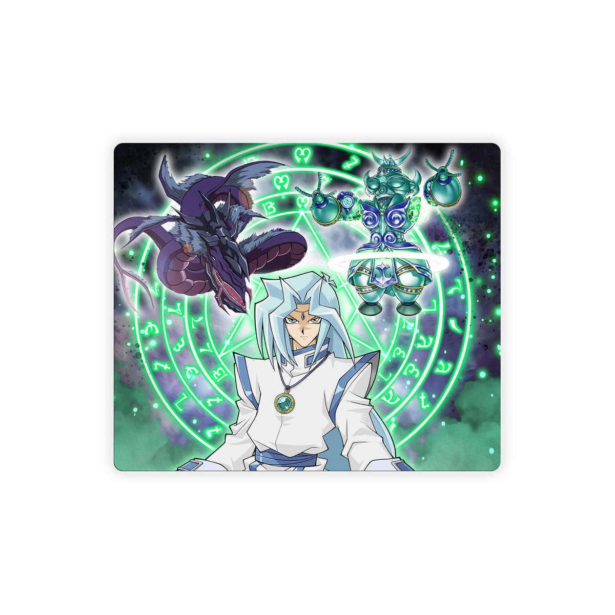 Enhance your gaming setup with our exclusive artwork Dartz - Waking the Dragons mouse pad! Featuring a soft cloth surface for precise mouse tracking and a durable rubber base for a stable grip, this 10x8.5 inch mouse pad is the perfect blend of style and performance. Plus, it's machine washable for easy maintenance! Great-Leviathan-yugioh-mtg-pokemon-custom-artwork-premium-durable-rubber-ldb-duel 