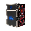 Here is the Right View of the Deadpool, The Assassin Mach 3 Black Deck Box. Wade-Wilson-mtg-deck-tray-dice-tray-LDB-Duel