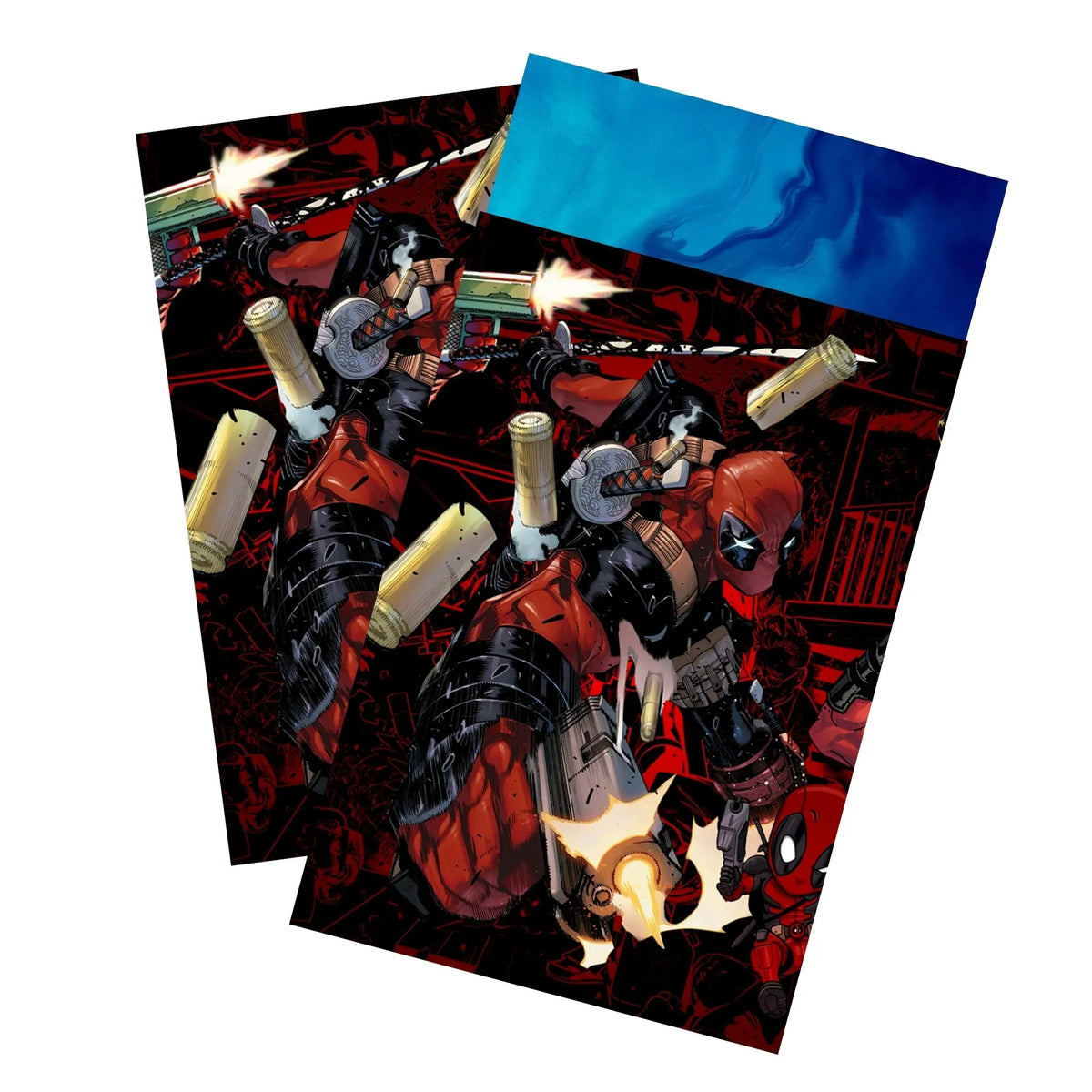 Keep your cards safe and stylish with our borderless card sleeves. Designed edge-to-edge to showcase your artwork, they offer a sleek, modern aesthetic. From LDB Duel, printed with the exclusive Deadpool, The Assassin design for a fresh, premium feel.Dancepool-mtg-card-protection-standard-japanese-dragon-shield-LDB-Duel-borderless