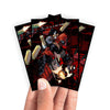 Enhance your cards with our elegant black border card sleeves, featuring a sleek, sophisticated design for a bold, modern aesthetic. From LDB Duel. Perfect for showcasing your collection, these sleeves are printed with our exclusive Deadpool, The Assassin design. Mutant-mtg-card-protection-standard-japanese-dragon-shield-LDB-Duel-black