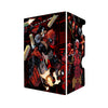 Here's another quality white deck box from LDB Duel featuring our exclusive Deadpool, The Assassin art. Fits all types of trading card games, including Pokémon, Yu-Gi-Oh! and Magic The Gathering. The perfect card holder for the TCG player safely holds up to 100 double-sleeved cards. EVEN in extra thick sleeves. Comes with a pull-out dice tray. Mutant-mtg-tcg-accessories-card-storage-LDB-Duel