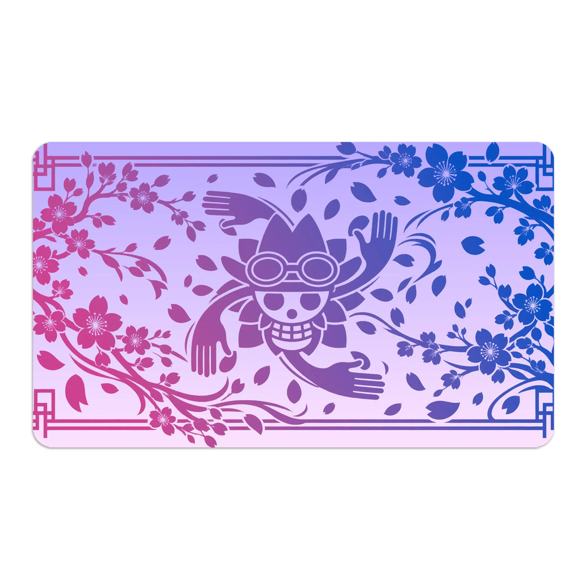 Transform your dueling experience with LDB Duel featuring our exclusive art Devil Child Nico Robin playmat! Featuring a soft cloth top for smooth card movement and a durable rubber back for a secure grip, this 24x14 inch mat is machine washable and safe for cards and sleeves. Strawhat-Pirates-onepiece-custom-artwork-premium-durable-rubber-ldb-duel