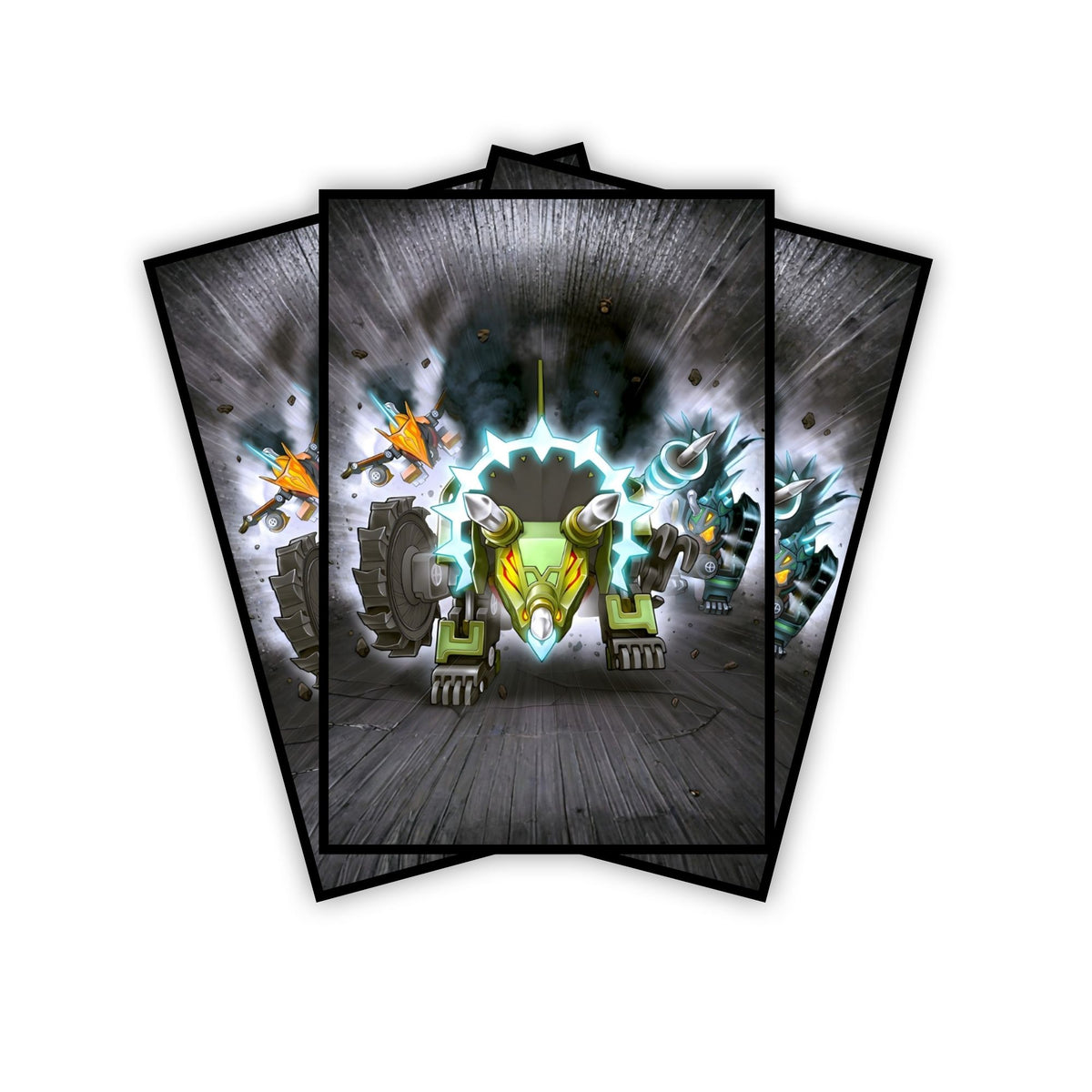 Enhance your cards with our elegant black border card sleeves, featuring a sleek, sophisticated design for a bold, modern aesthetic. From LDB Duel. Perfect for showcasing your collection, these sleeves are printed with our exclusive Dinomist Rush design. Dinomist-yugioh-mtg-pokemon-card-protection-standard-japanese-dragon-shield-LDB-Duel-black