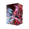Here's another quality black deck box from LDB Duel featuring our exclusive Dominus Archetype art. Fits all types of trading card games, including Pokémon, Yu-Gi-Oh! and Magic The Gathering. The perfect card holder for the TCG player safely holds up to 100 double-sleeved cards. EVEN in extra thick sleeves. Comes with a pull-out dice tray. Dark-yugioh-tcg-accessories-card-storage-LDB-Duel