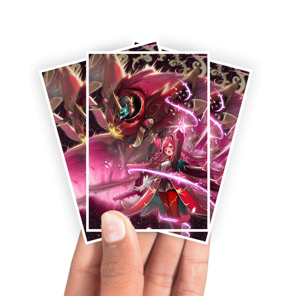 Protect and enhance your cards with our clean and crisp white border card sleeves. Featuring a minimalist design that complements any artwork, these sleeves offer a bright, timeless look. From LDB Duel. Printed with our exclusive Dominus Purge design for a fresh and premium finish. Water-yugioh-mtg-pokemon-card-protection-standard-japanese-dragon-shield-LDB-Duel-white