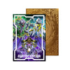 Level up your game with our custom-printed metal field centers, featuring exclusive Doom King Archetype artwork in gold metal. Durable, scratch-resistant, and embossed with the iconic Yu-Gi-Oh! card back, these slim field centers fit perfectly in card sleeves. King-Armageddon-yugioh-mtg-pokemon-metal-card-embossed-design-custom-artwork-duel-accessories-ldb-duel