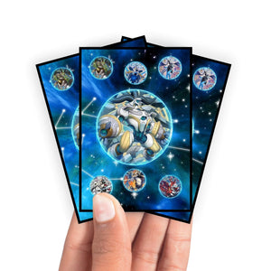 Enhance your cards with our elegant black border card sleeves, featuring a sleek, sophisticated design for a bold, modern aesthetic. From LDB Duel. Perfect for showcasing your collection, these sleeves are printed with our exclusive Dracotail Archetype design. Pan-yugioh-mtg-pokemon-card-protection-standard-japanese-dragon-shield-LDB-Duel-black