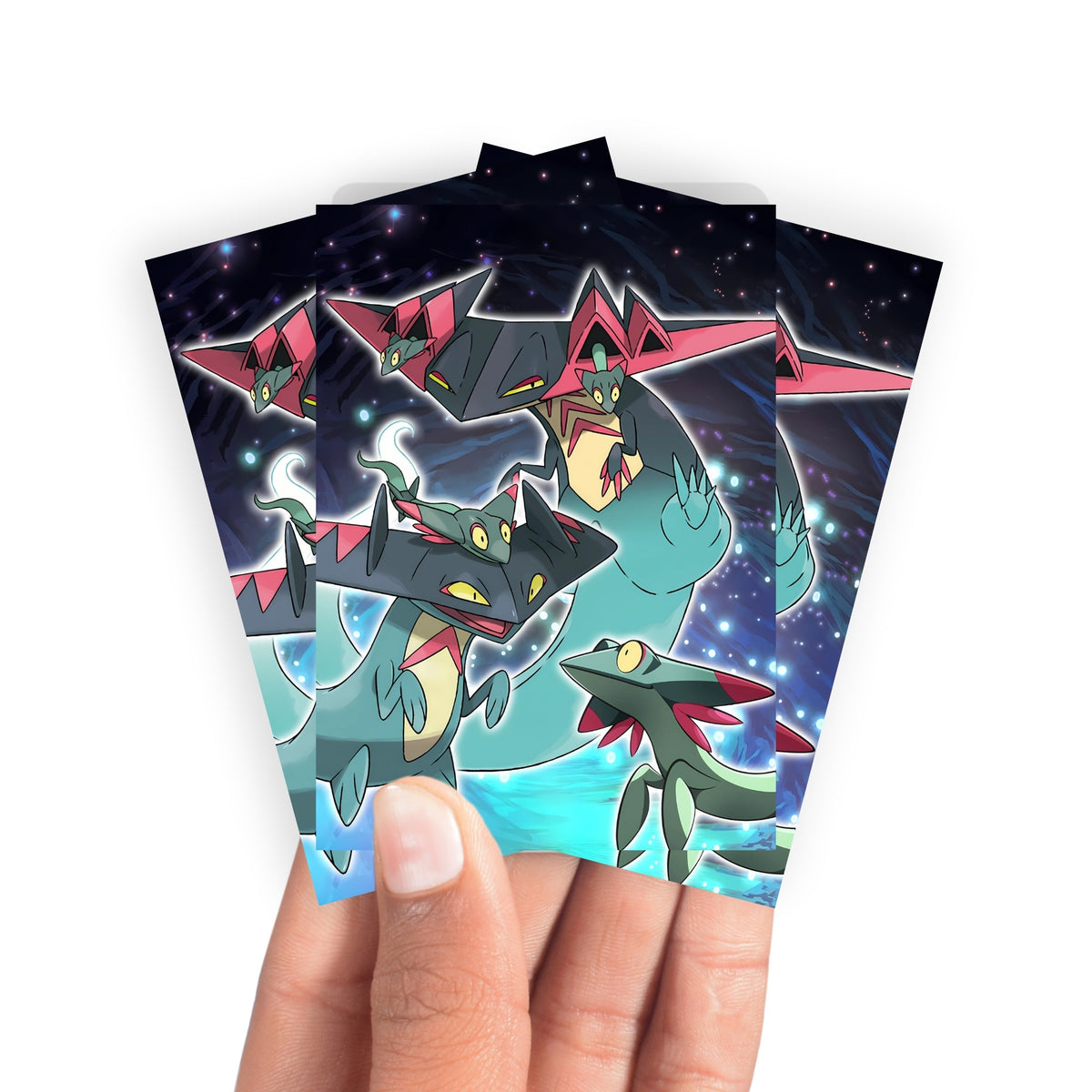 Keep your cards safe and stylish with our borderless card sleeves. Designed edge-to-edge to showcase your artwork, they offer a sleek, modern aesthetic. From LDB Duel, printed with the exclusive Dragapult Evolutions design for a fresh, premium feel.Dragapult-yugioh-mtg-pokemon-card-protection-standard-japanese-dragon-shield-LDB-Duel-borderless