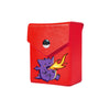 Enhance your TCG storage with the Dragon Gengar Mach 2 Red deck box, available in options for 60 or 80 single-card sleeves. Sold by LDB Duel. Crafted from durable faux leather, it includes a built-in belt loop, a strong magnetic snap, and showcases our exclusive Dragon Gengar design—ideal for TCG enthusiasts on the move! Pikachu-pokemon-custom-art-leather-durable-LDB-Duel-red