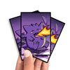 Enhance your cards with our elegant black border card sleeves, featuring a sleek, sophisticated design for a bold, modern aesthetic. From LDB Duel. Perfect for showcasing your collection, these sleeves are printed with our exclusive Dragon Gengar design. Gastly-pokemon-yugioh-mtg-card-protection-standard-japanese-dragon-shield-LDB-Duel-black