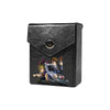 Enhance your TCG storage with the Mach 2 Black deck box, available in options for 60 or 80 single-card sleeves. Crafted from durable faux leather, it includes a built-in belt loop, a strong magnetic snap, and showcases our exclusive 25th Anniversary Tin: Dueling Mirrors design—ideal for TCG enthusiasts on the move! yugioh-mtg-pokemon-tcg-accessories-card-storage-LDB-Duel-black