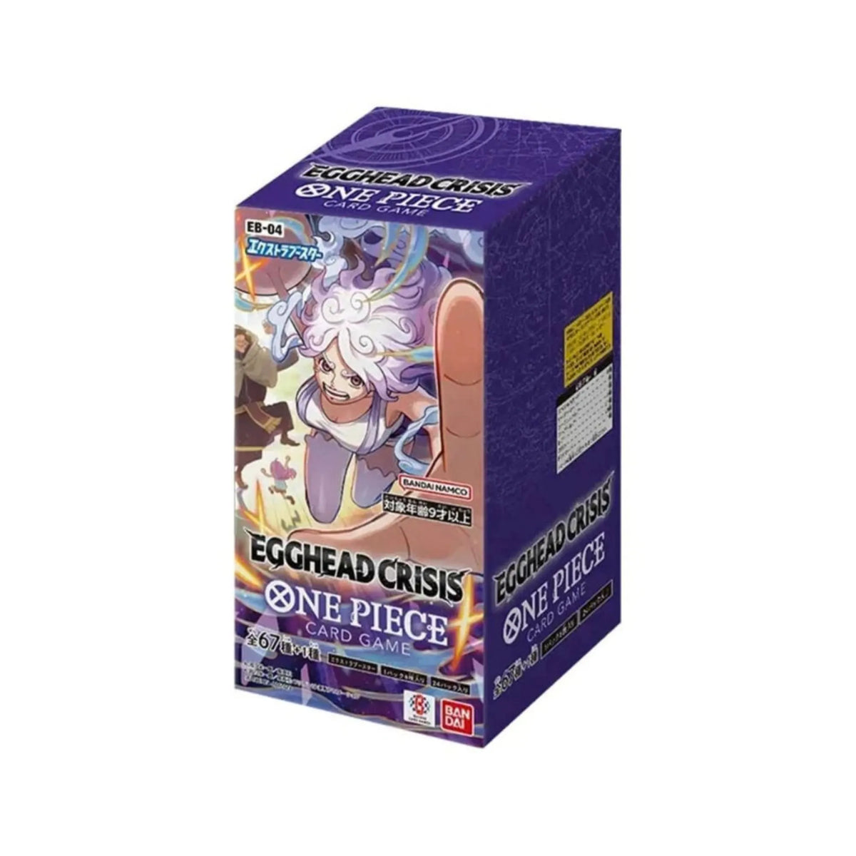 Survive the chaos of Dr. Vegapunk's island with the Japanese One Piece Card Game: Egghead Crisis Extra Booster Box (EB-04), containing 24 booster packs with 6 cards each. Packed with high-tech action, this set features iconic Egghead Arc characters, powerful support for existing decks, and stunning Secret & Super Rare hits starring Jewelry Bonney, Koby, and Dr. Vegapunk. Available now at LDB Duel Store—grab your box today to upgrade your deck!