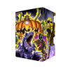 Here's another quality black deck box from LDB Duel featuring our exclusive Ectoplasmic Fortification art. Fits all types of trading card games, including Pokémon, Yu-Gi-Oh! and Magic The Gathering. The perfect card holder for the TCG player safely holds up to 100 double-sleeved cards. EVEN in extra thick sleeves. Comes with a pull-out dice tray. Zombie-yugioh-tcg-accessories-card-storage-LDB-Duel