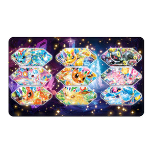 Transform your dueling experience with our exclusive art Eevee Evolutions playmat from LDB Duel! Featuring a soft cloth top for smooth card movement and a durable rubber back for a secure grip, this 24x14 inch mat is machine washable and safe for cards and sleeves. Vaporeon-pokemon-yugioh-mtg-custom-artwork-premium-durable-rubber-ldb-duel