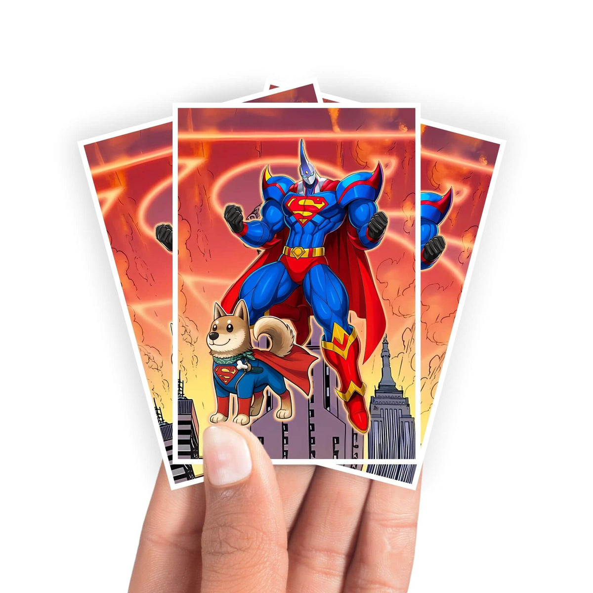 Protect and enhance your cards with our clean and crisp white border card sleeves. Featuring a minimalist design that complements any artwork, these sleeves offer a bright, timeless look. From LDB Duel. Printed with our exclusive Elemental HERO Neos Superman design for a fresh and premium finish. Neos-Cosplay-yugioh-mtg-pokemon-card-protection-standard-japanese-dragon-shield-LDB-Duel-white