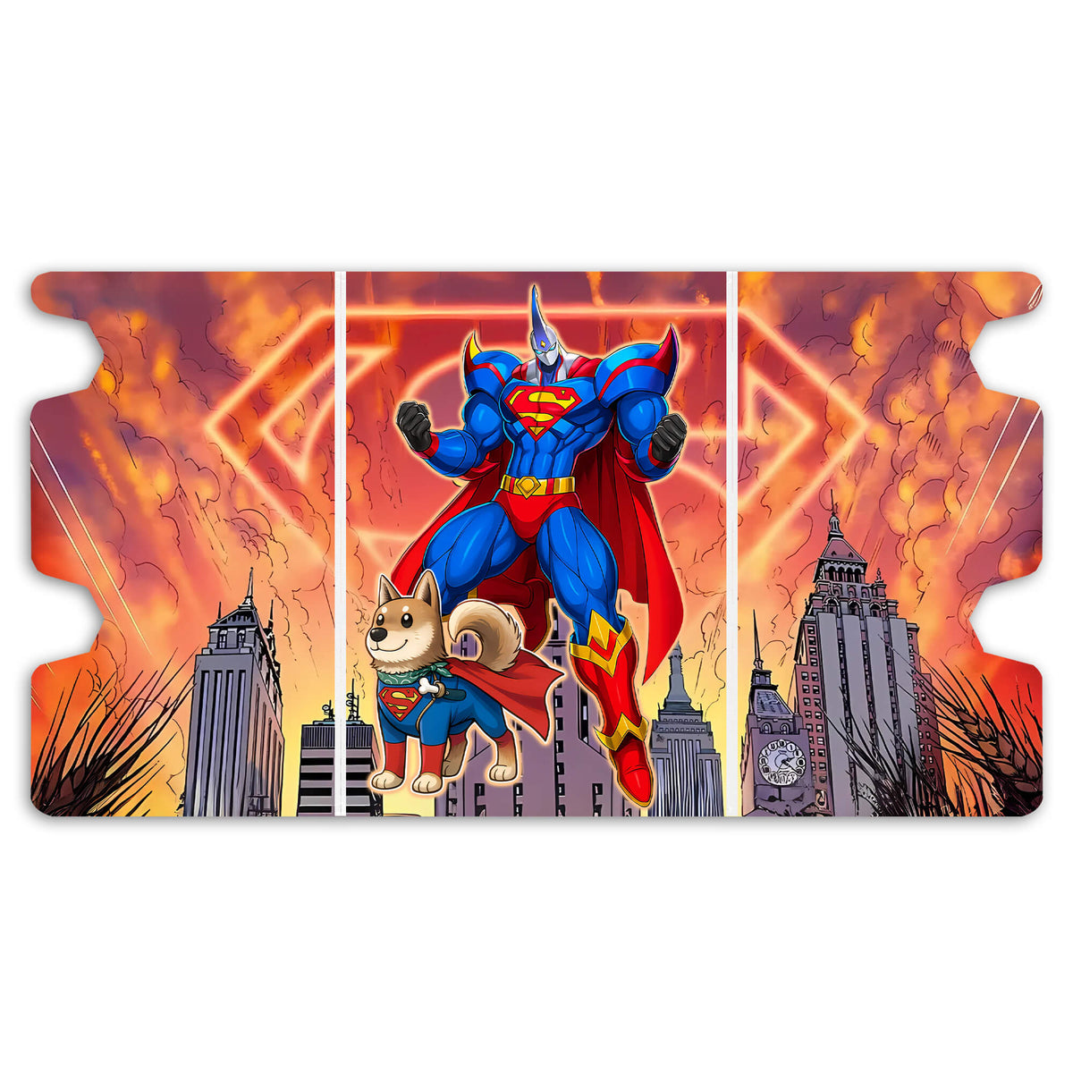 Here is the Full Lid Design of the Elemental HERO Neos Superman Mach 3 White Deck Box. Armed-Neos-yugioh-custom-deck-portable-collector-LDB-Duel